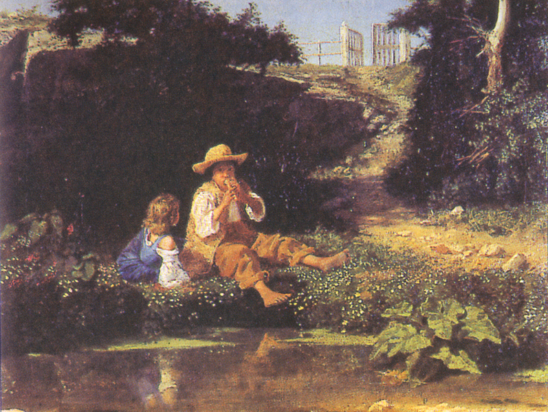 Oreste Recchione - Pastorelli nel parco